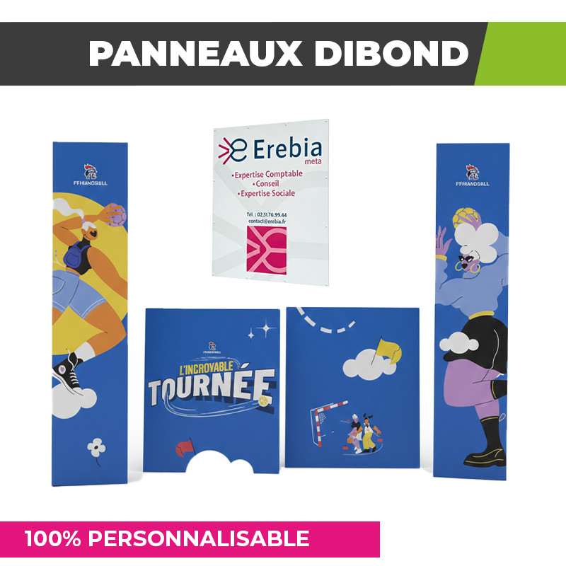 Panneaux Dibond personnalisés
